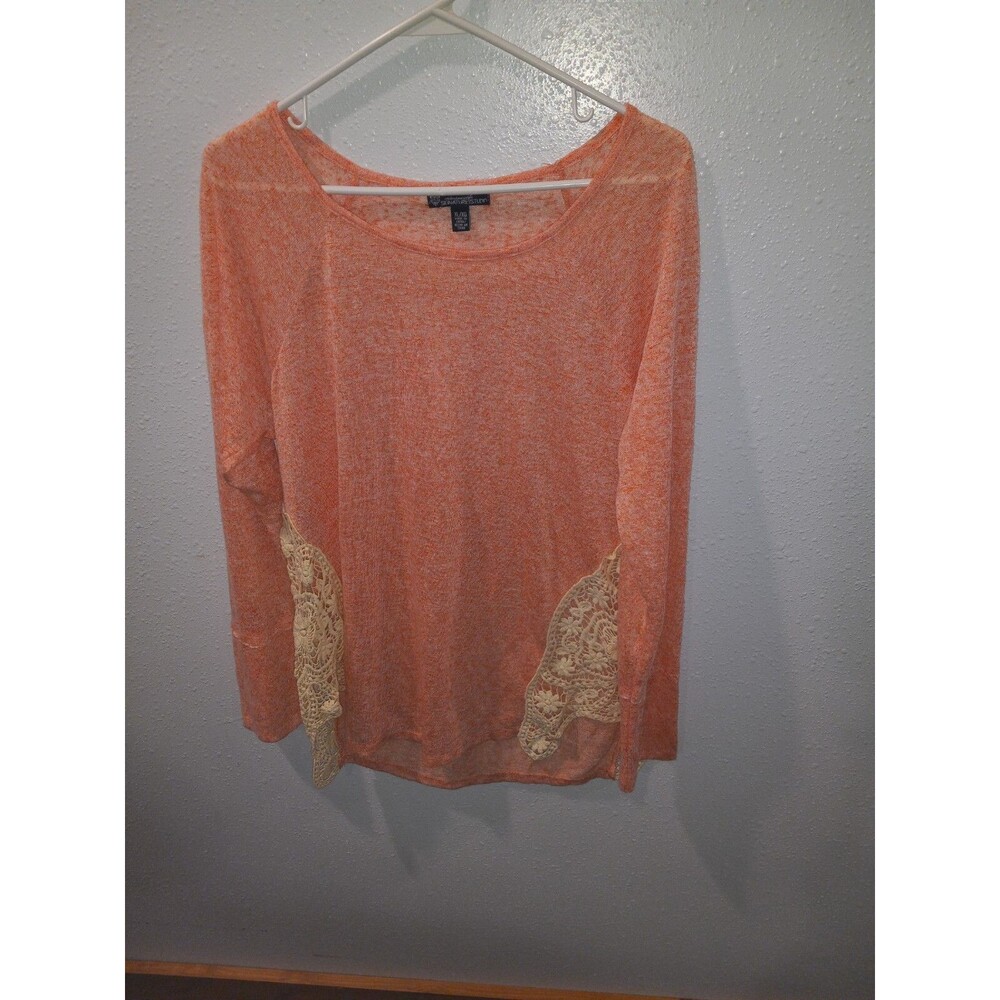 contemporary style signature Studio XL top or pullover like orange easter spring
